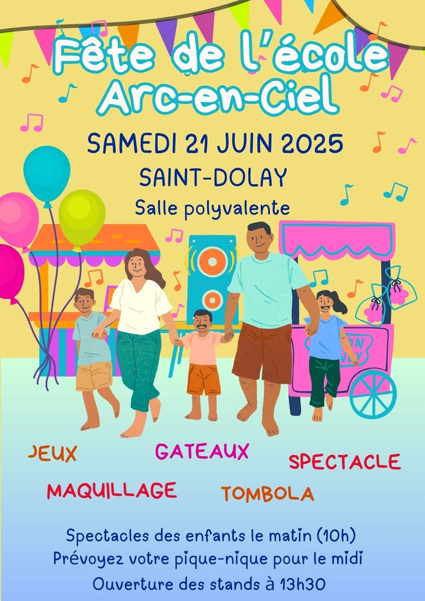 25_6_Affiche Fête de l'école 2025