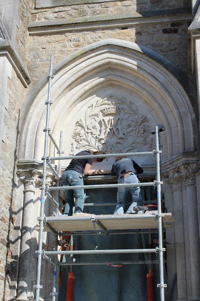 eglise travaux en cours 2