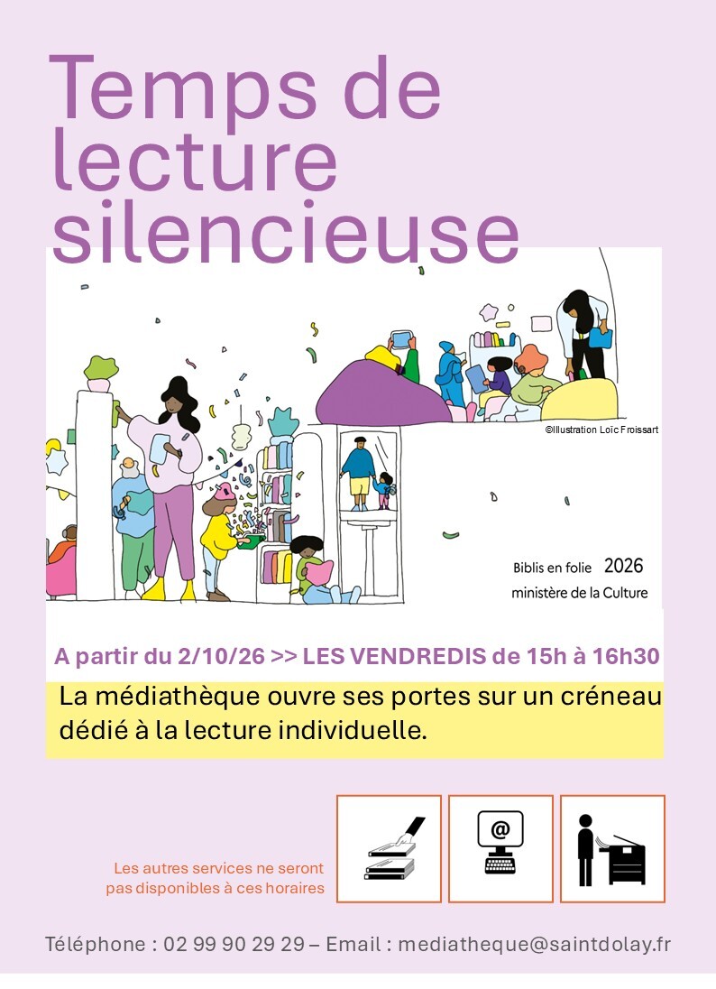 Affiche lecture silencieuse
