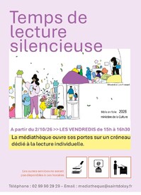 Affiche lecture silencieuse